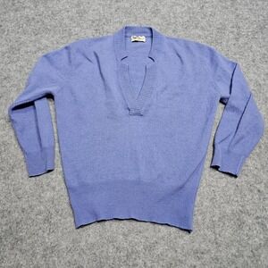 Vtg Dalton Cashmere 100% Pure Imported Fleece Inigo Cardigan Petite Large *flaw